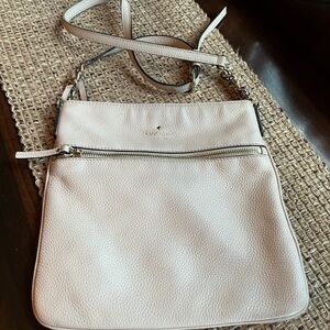 Kate Spade Light Pink Crossbody Bag With Adjustable Strap
